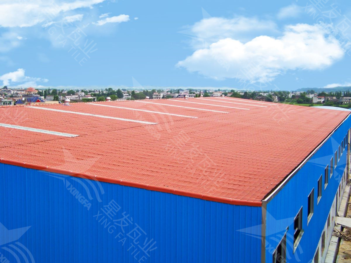 新型材料1050砖红色asa树脂瓦 盖厂房用仿古瓦 防腐防火耐候塑料瓦 pvc合成树脂瓦生产厂家